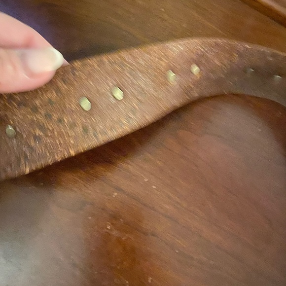 Leather Studded Belt - Picture 8 of 11